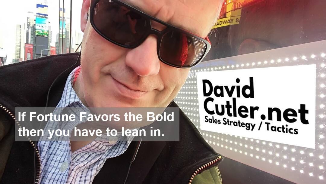 David Cutler Sales strategy and tactics - B2B sales and marketing coach and consultant